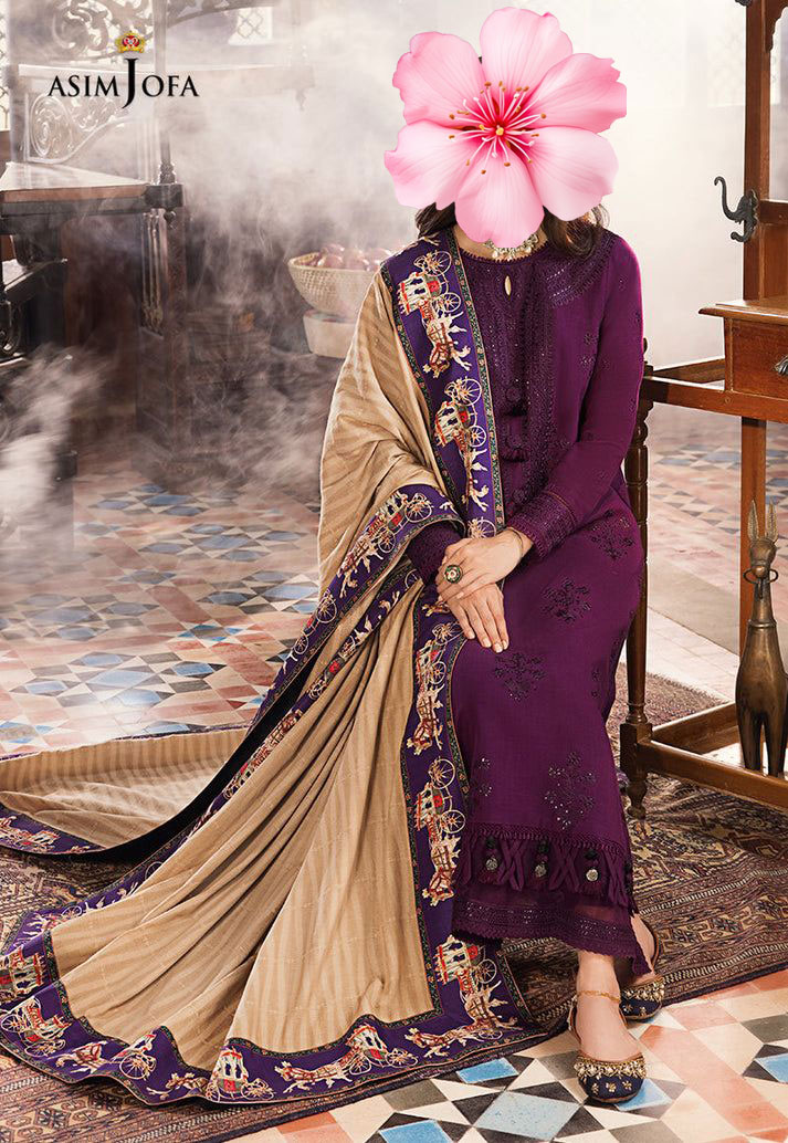 3pc Unstitched Pure Lawn Heavy Embroidered Suit