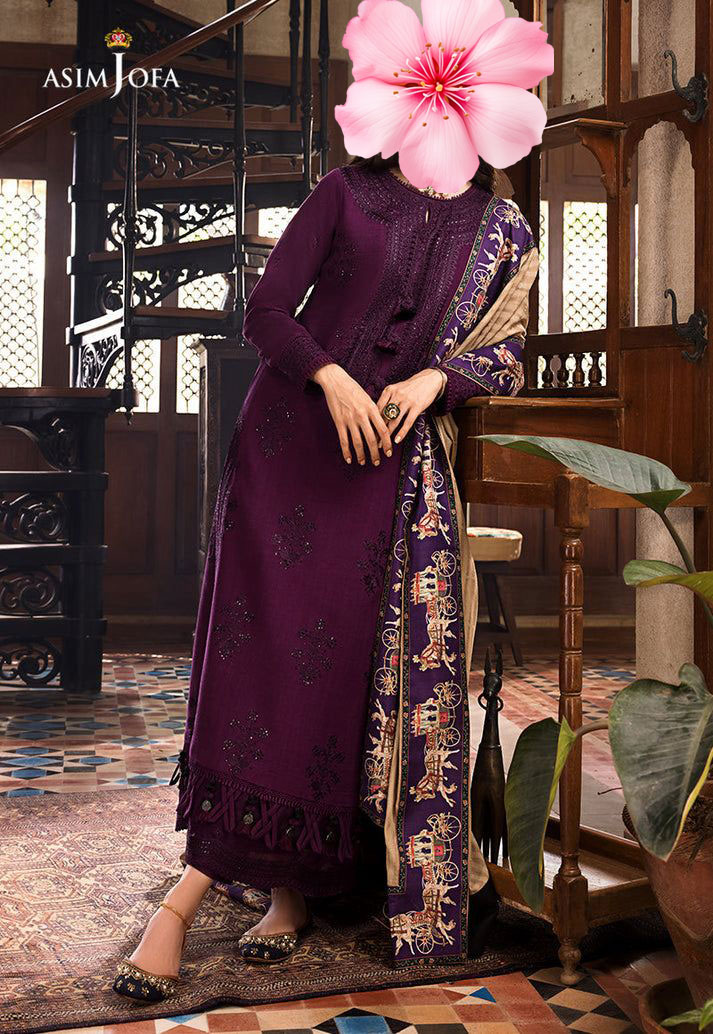 3pc Unstitched Pure Lawn Heavy Embroidered Suit