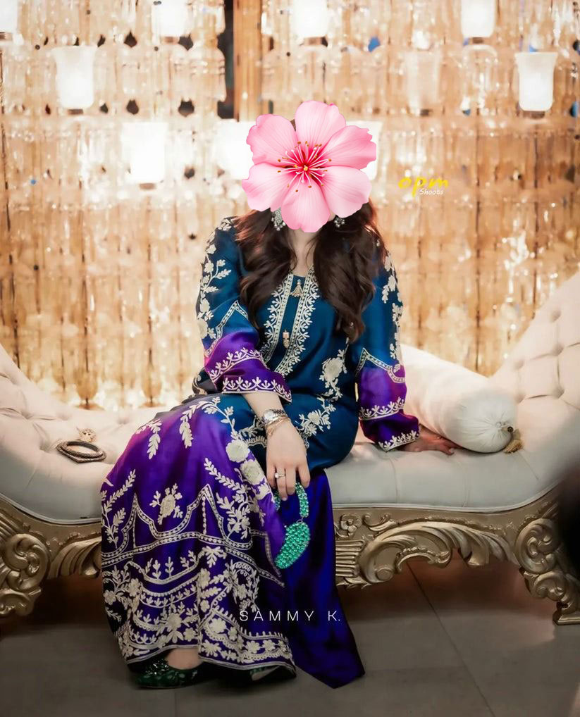 3pc Unstitched Embroidered Printed Lawn Suit
