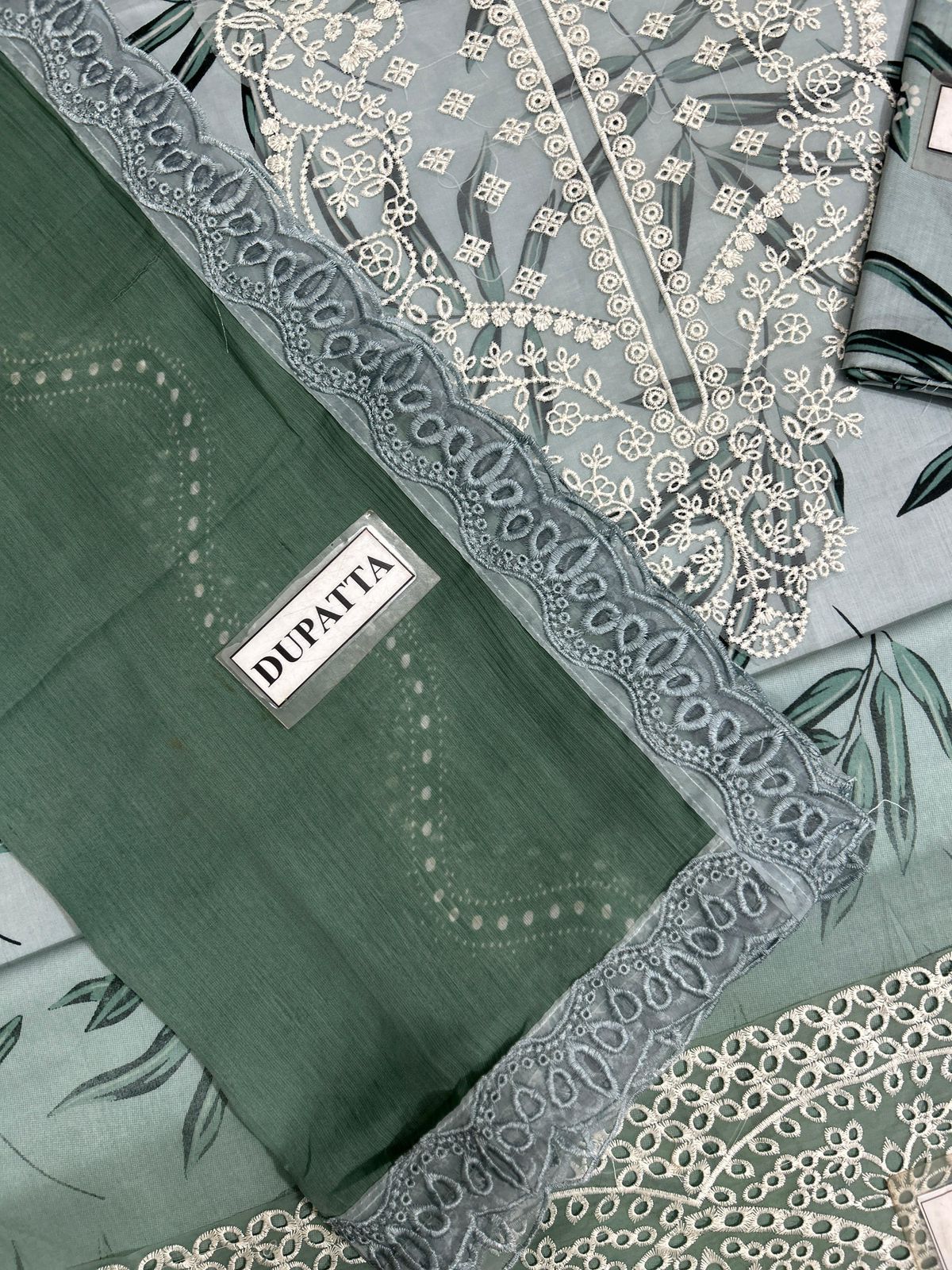 3pc Unstitched Fully Heavy Embroidered Suit