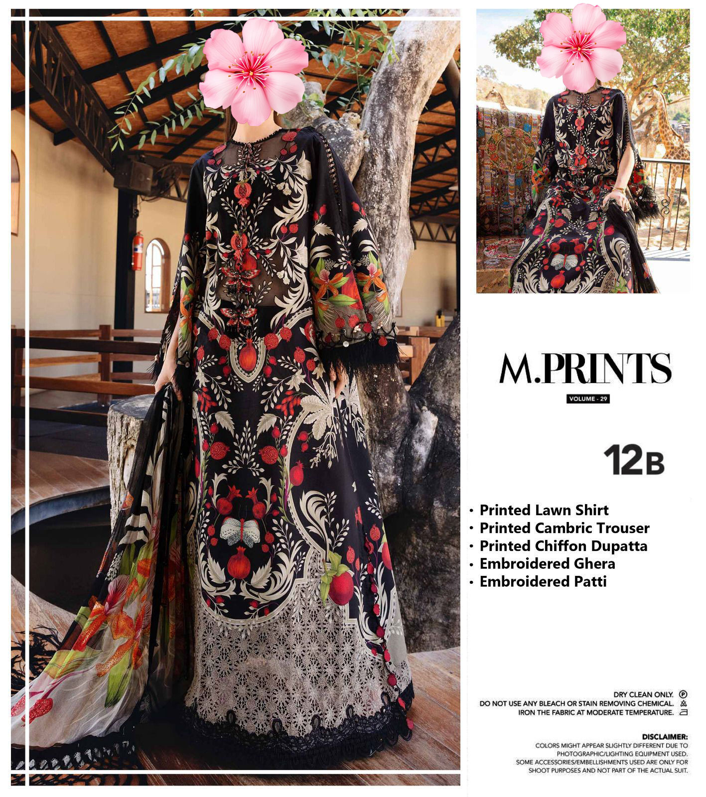 3pc Unstitched Heavy Embroidered Lawn Suit