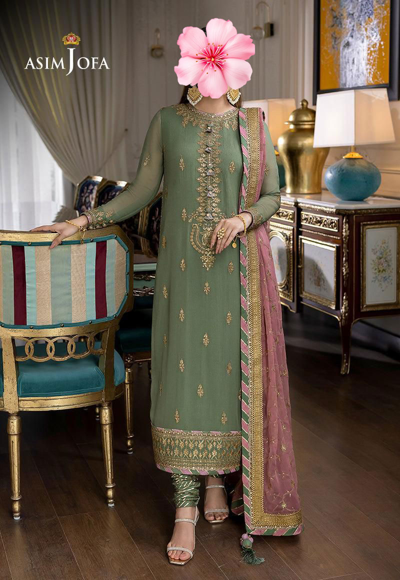 3pc Unstitched Fully Heavy Embroidered Suit