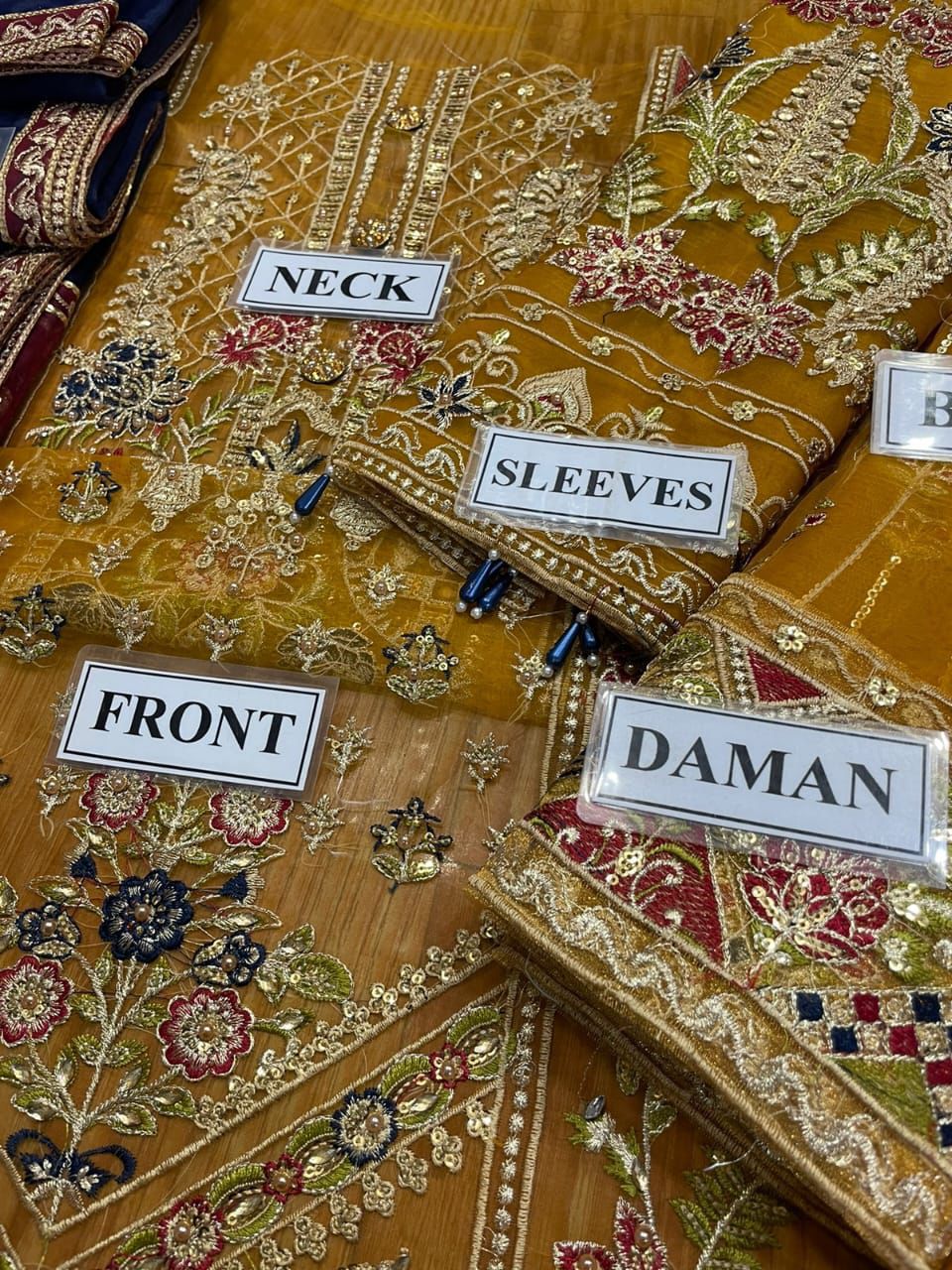 3pc Unstitched Fully Heavy Embroidered Suit