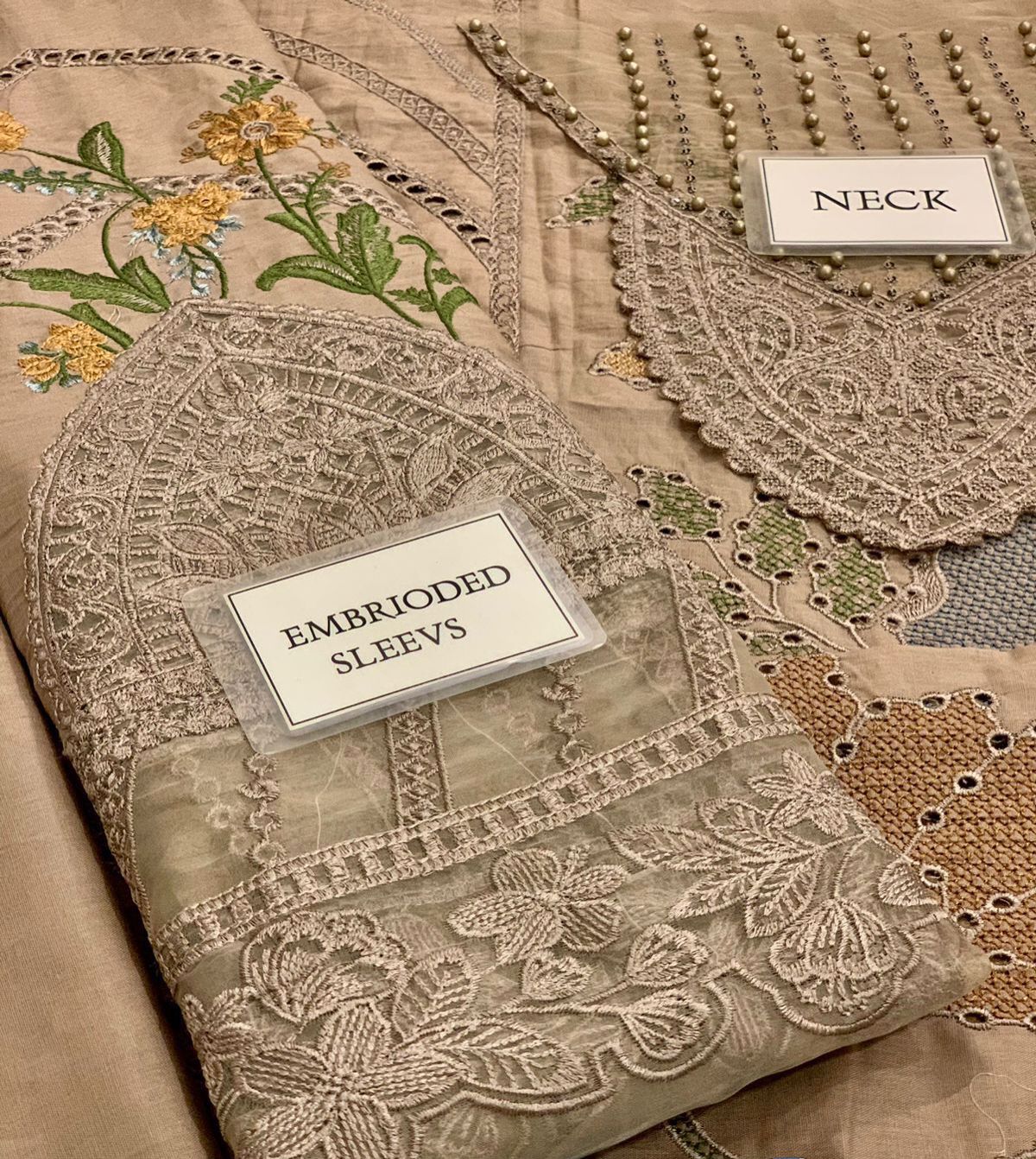 3pc Unstitched Fully Heavy Embroidered Lawn Suit
