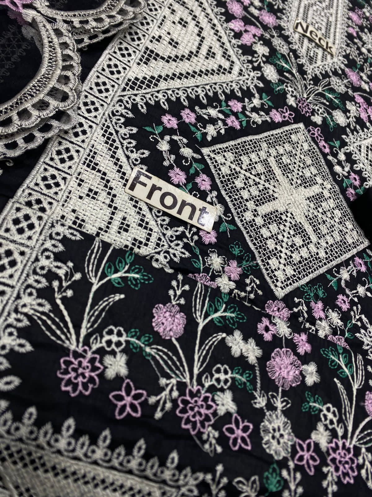 3pc Unstitched Fully Heavy Embroidered Lawn Suit